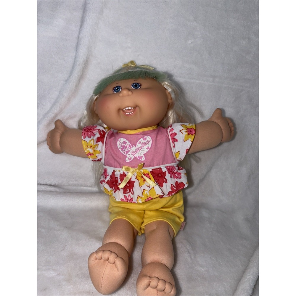 Vintage 2004 Cabbage Patch Kids Play Along Doll Magic Touch ColorSilk Butterfly‎